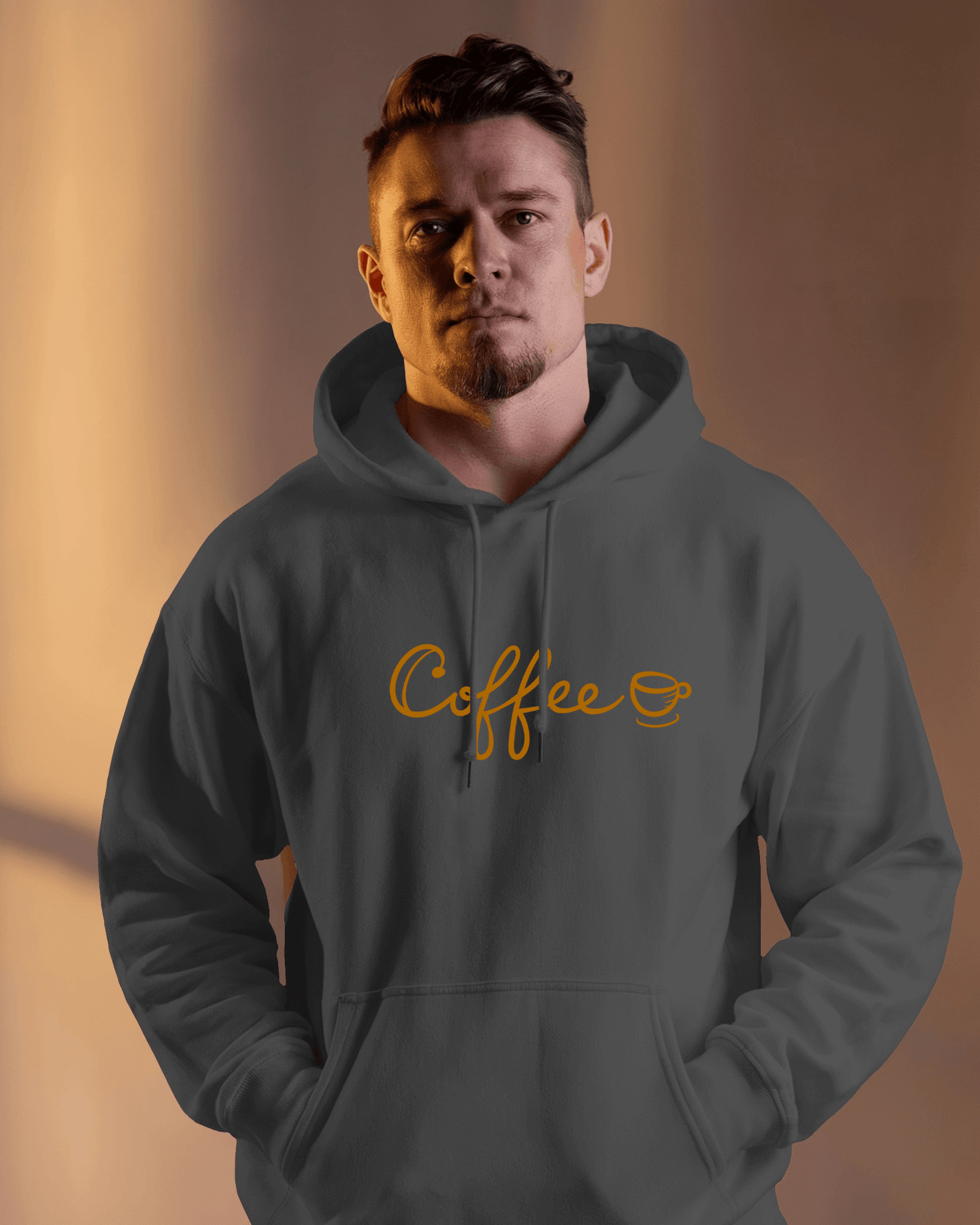 Coffee Lover Men's Heavy Blend Hoodie- Exclusive