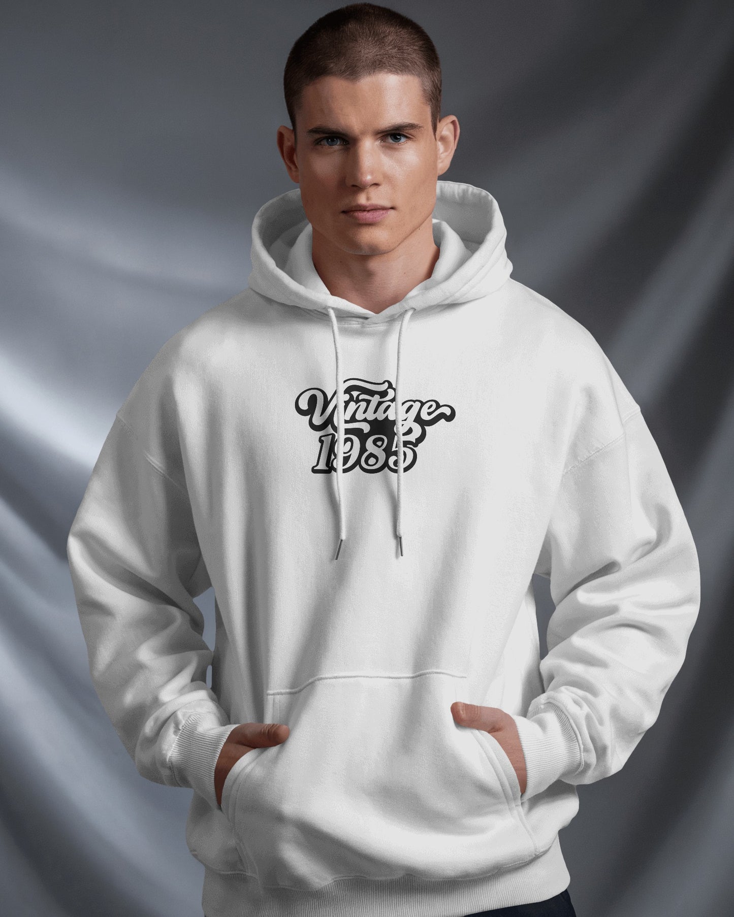 Vintage 1985 Men's Hoodie - Retro Heavy Blend Apparel