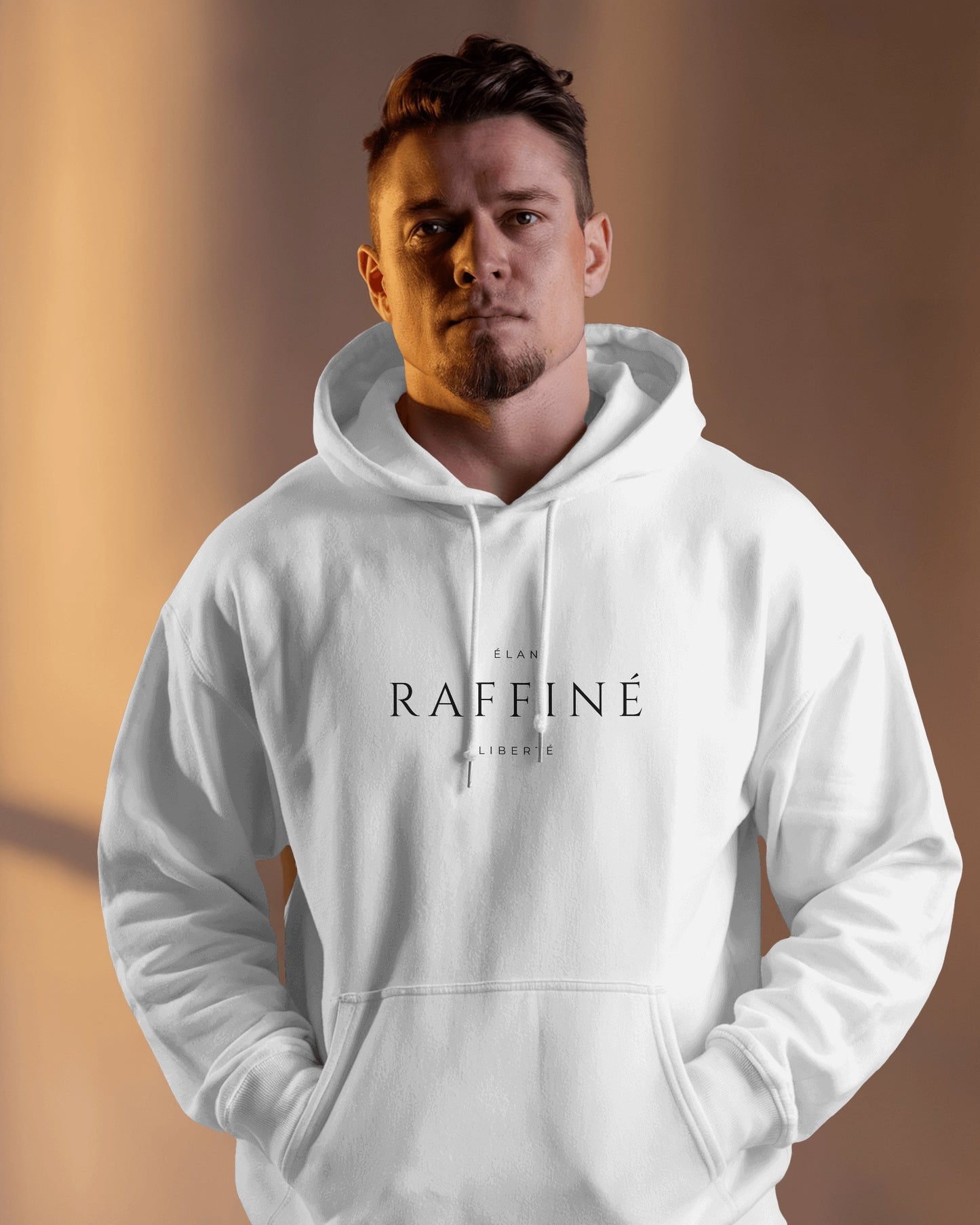 Minimalist 'Raffinè' Men's Hoodie- Cozy & Stylish Exclusives
