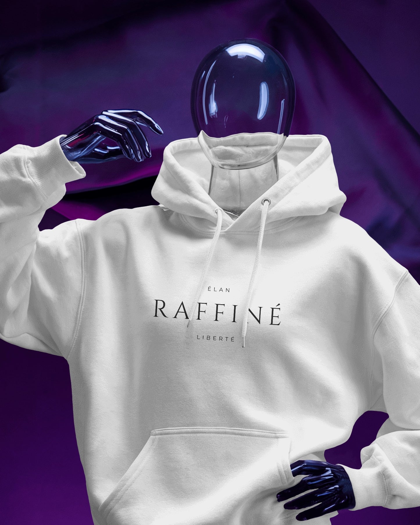 Minimalist 'Raffinè' Men's Hoodie- Cozy & Stylish Exclusives