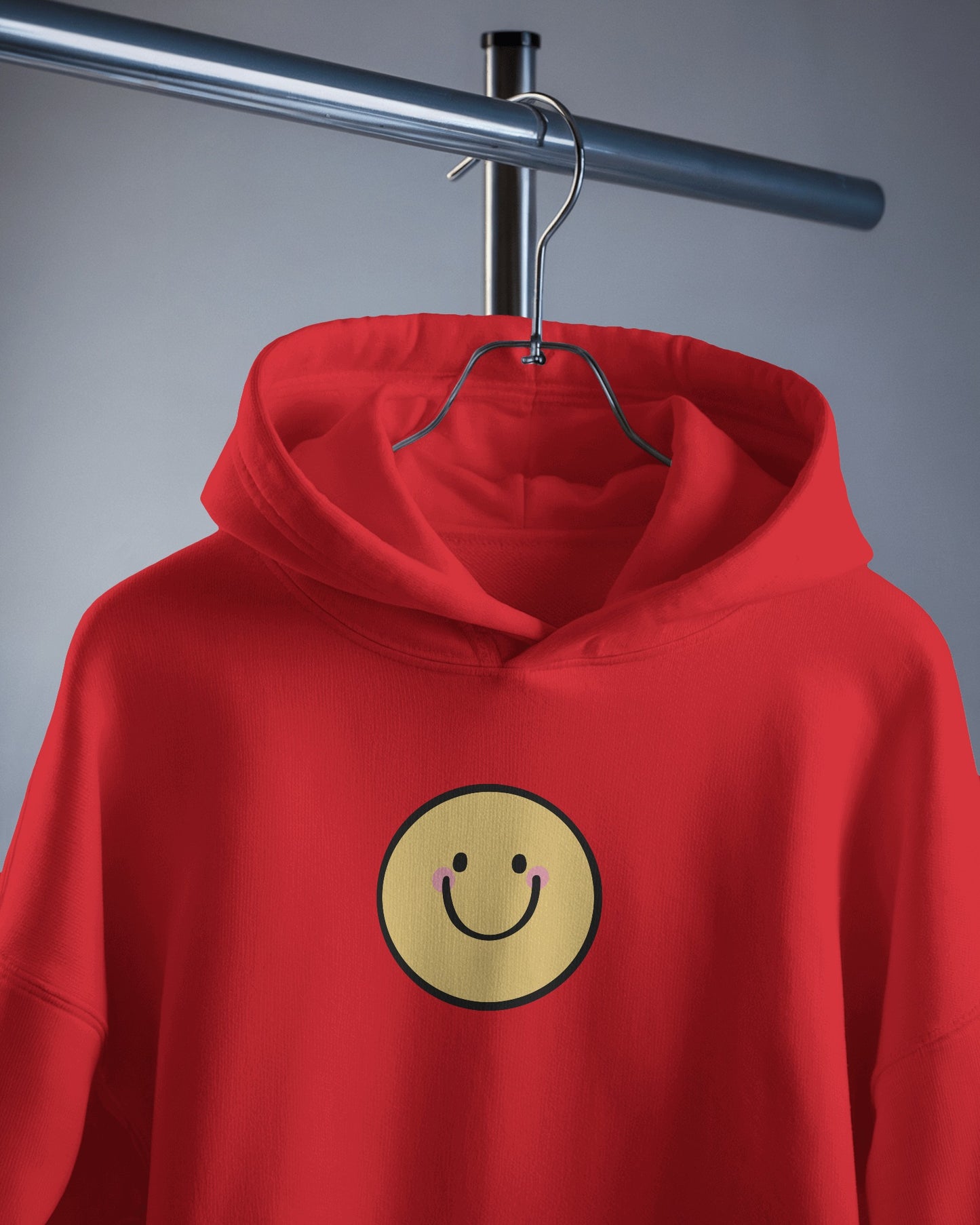 Smiley Face Men's Hoodie - Cozy & Cheerful for Everyday Wear