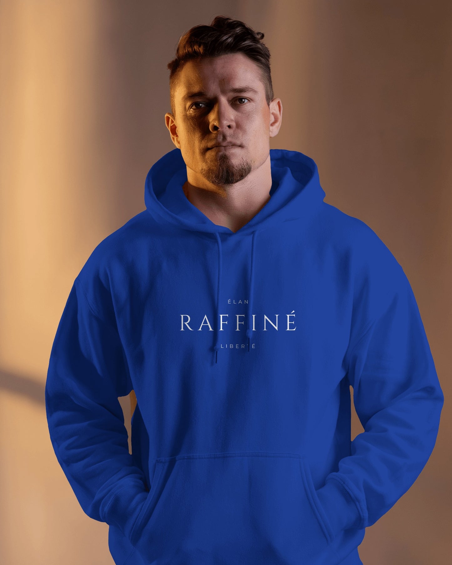 Minimalist 'Raffinè' Men's Hoodie- Cozy & Stylish Exclusives