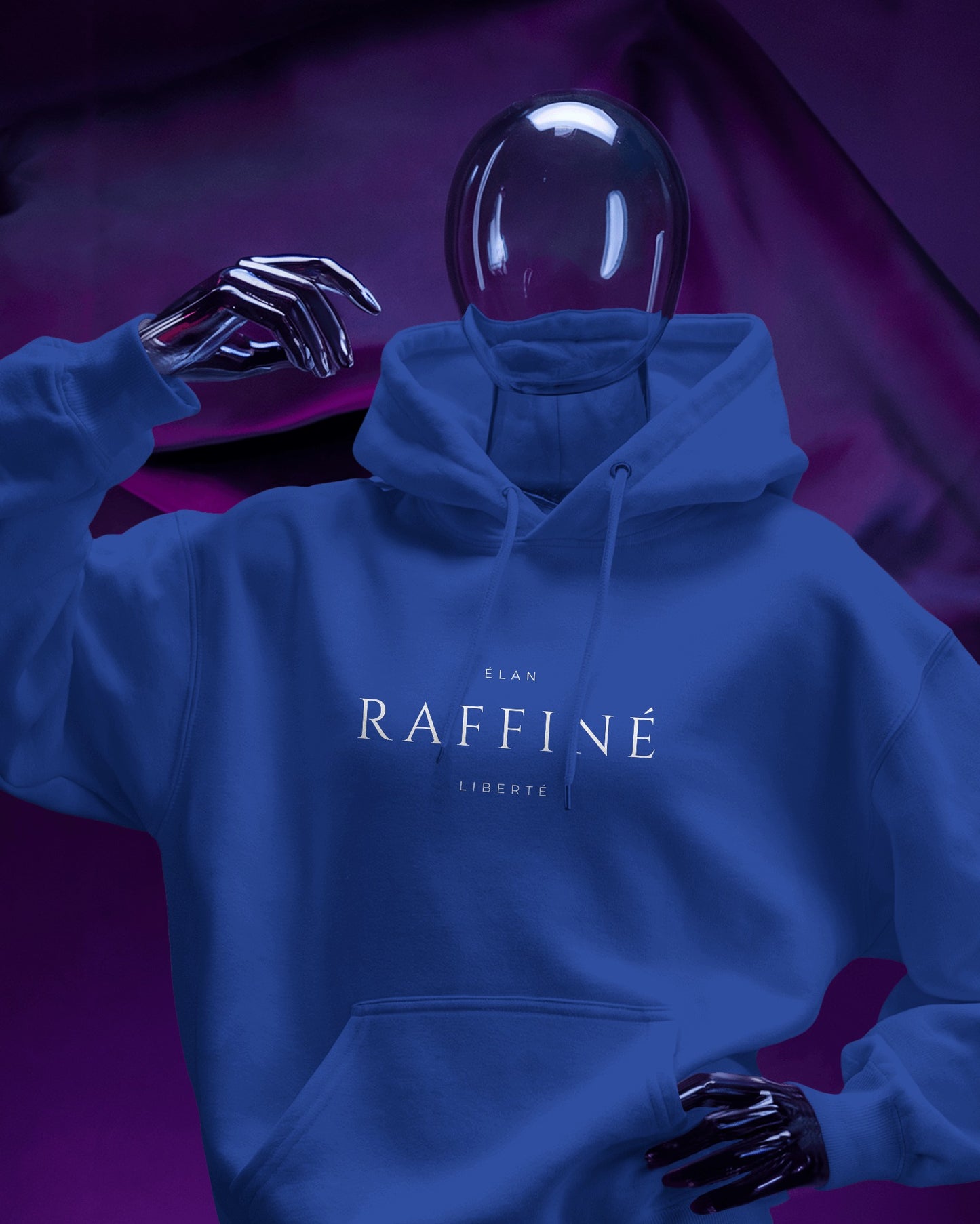 Minimalist 'Raffinè' Men's Hoodie- Cozy & Stylish Exclusives