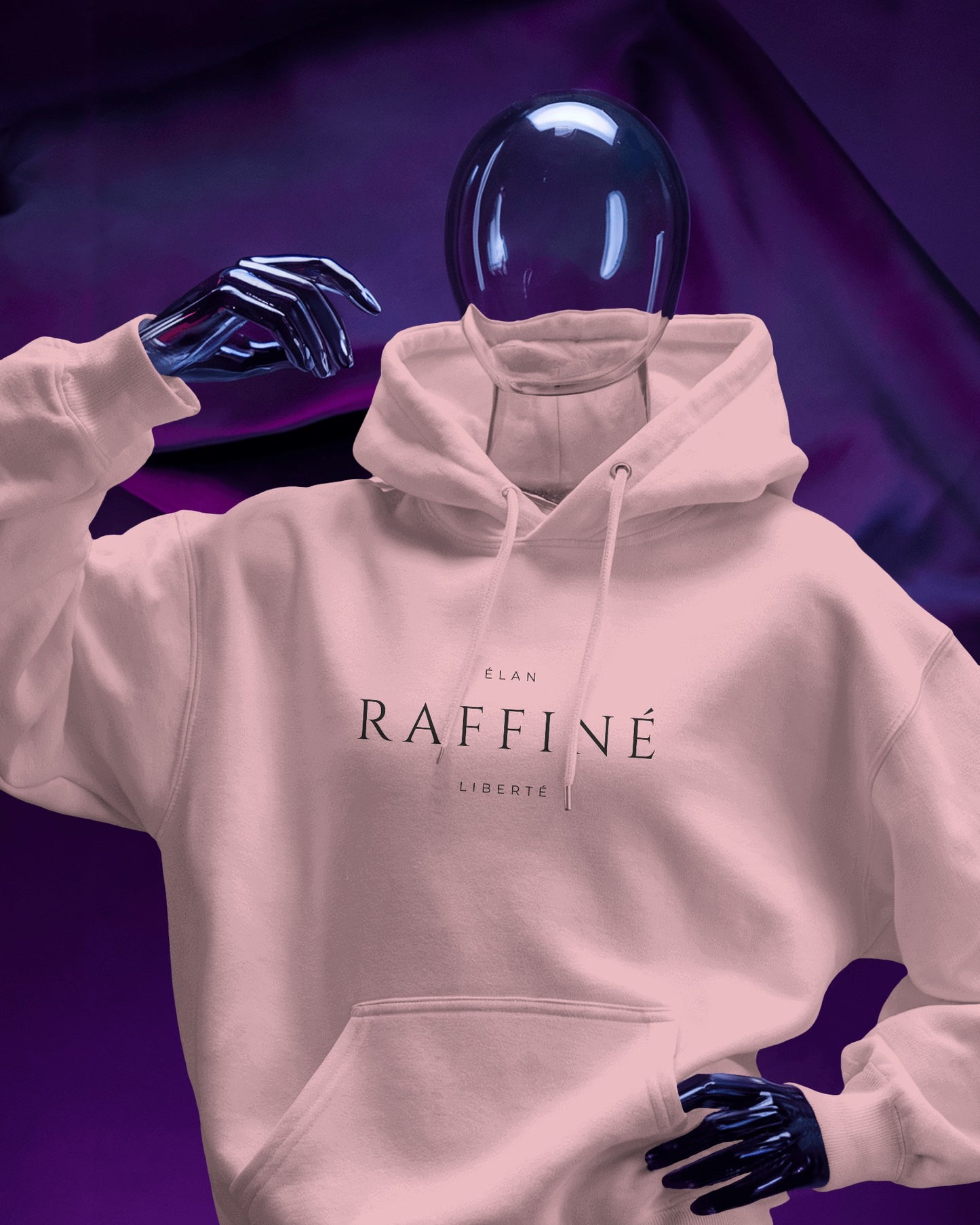 Minimalist 'Raffinè' Men's Hoodie- Cozy & Stylish Exclusives