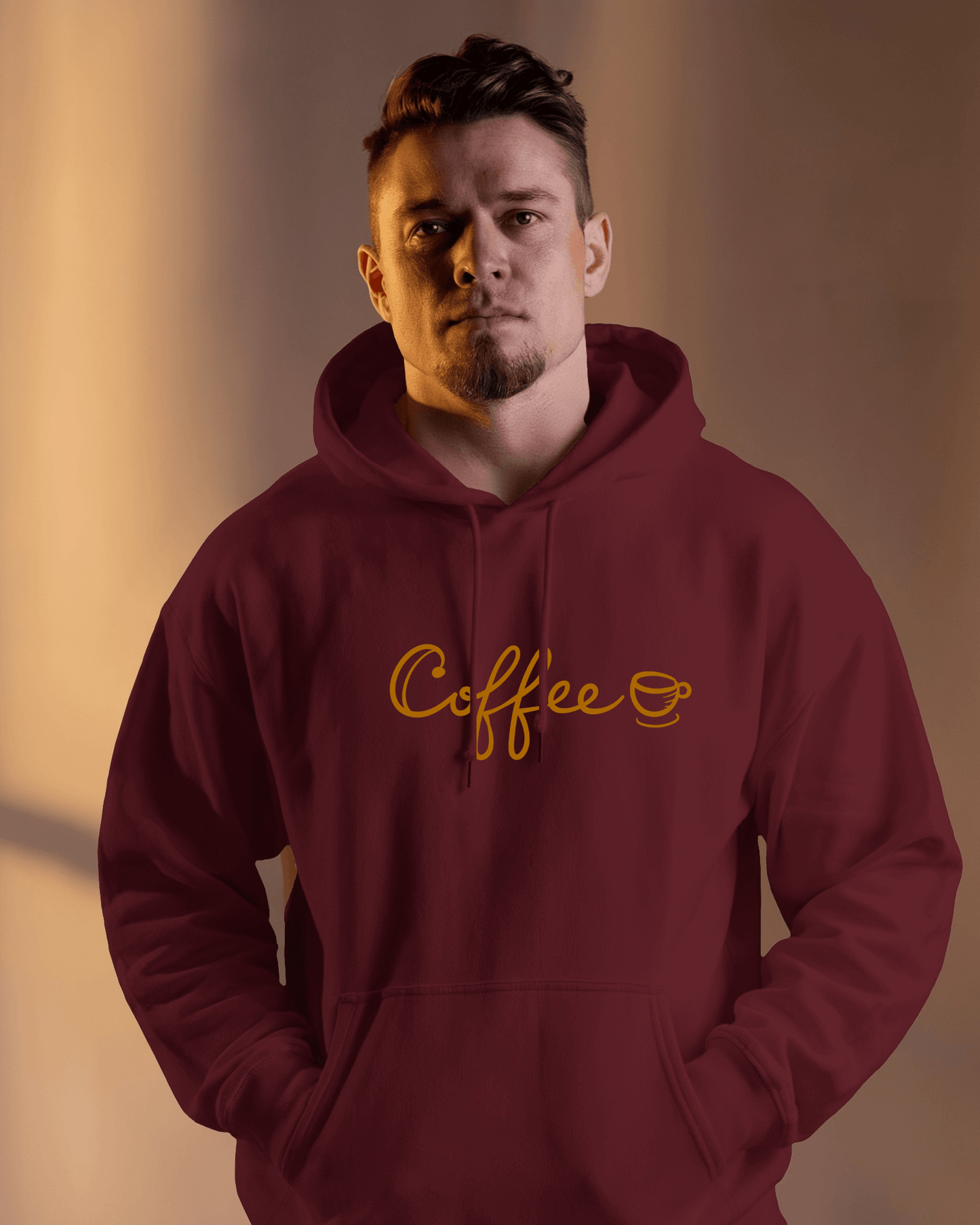 Coffee Lover Men's Heavy Blend Hoodie- Exclusive