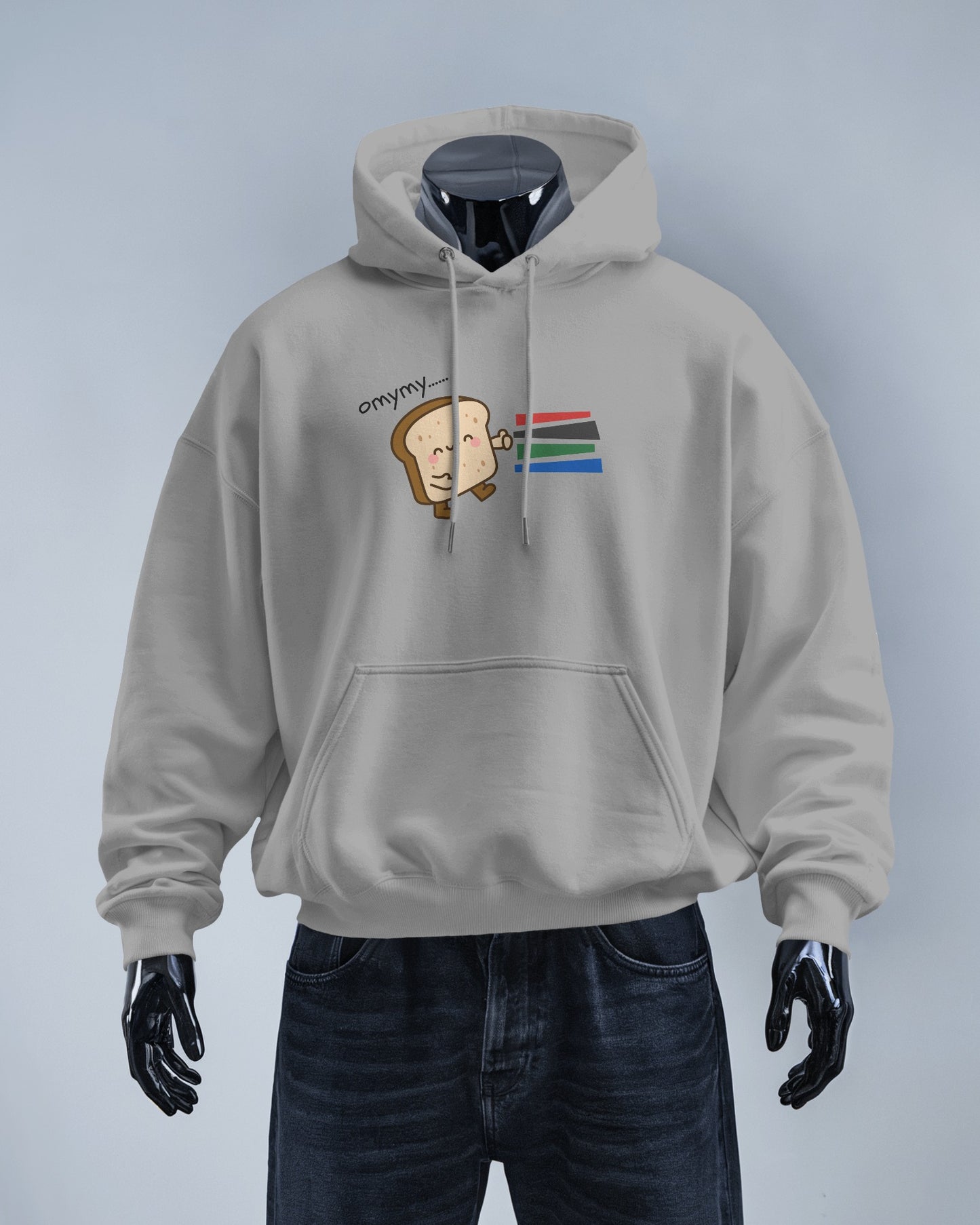 Cute Toast Character Hoodie | Men's Heavy Blend™