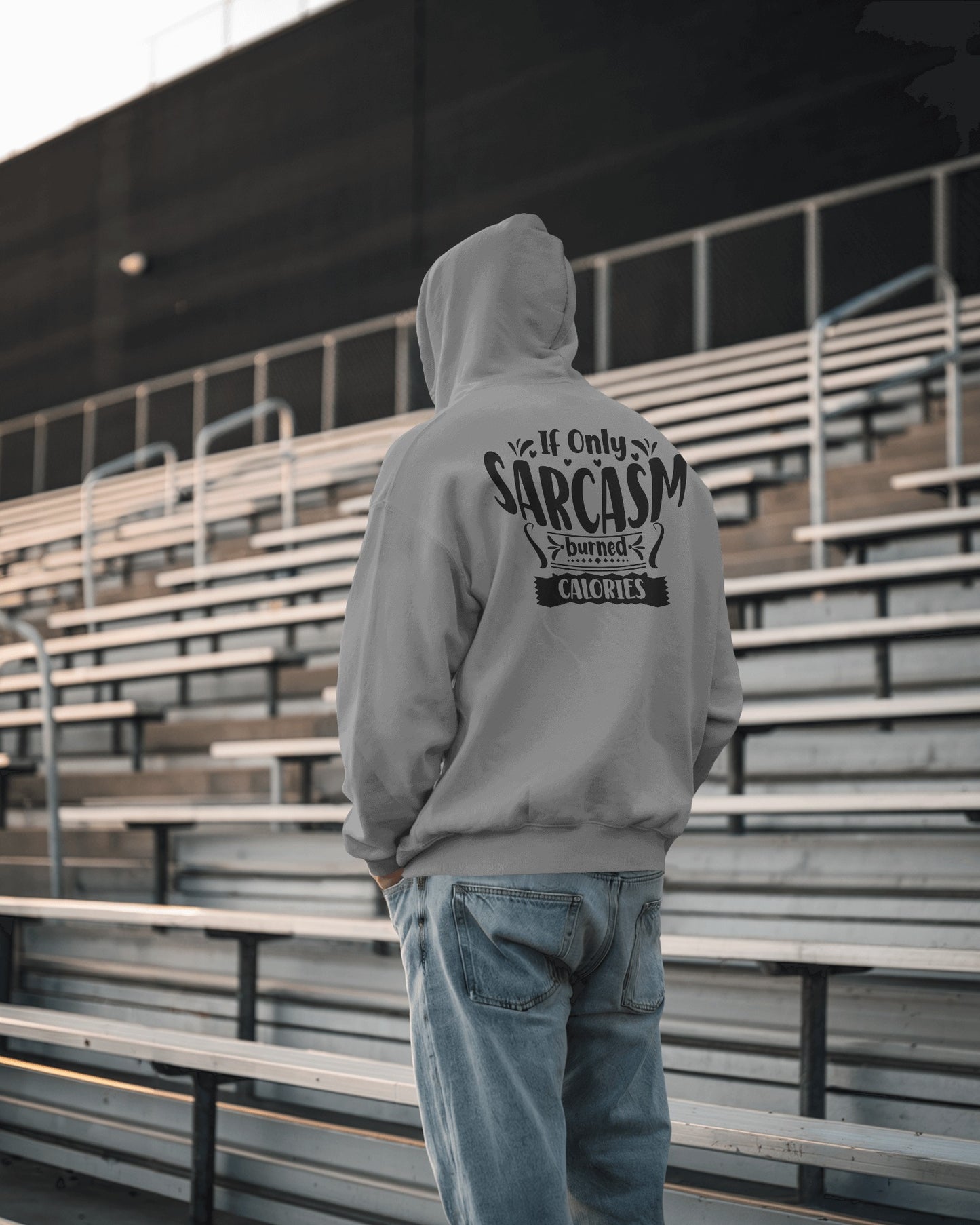 Funny Men's Sarcasm Hoodie for Humor Lovers