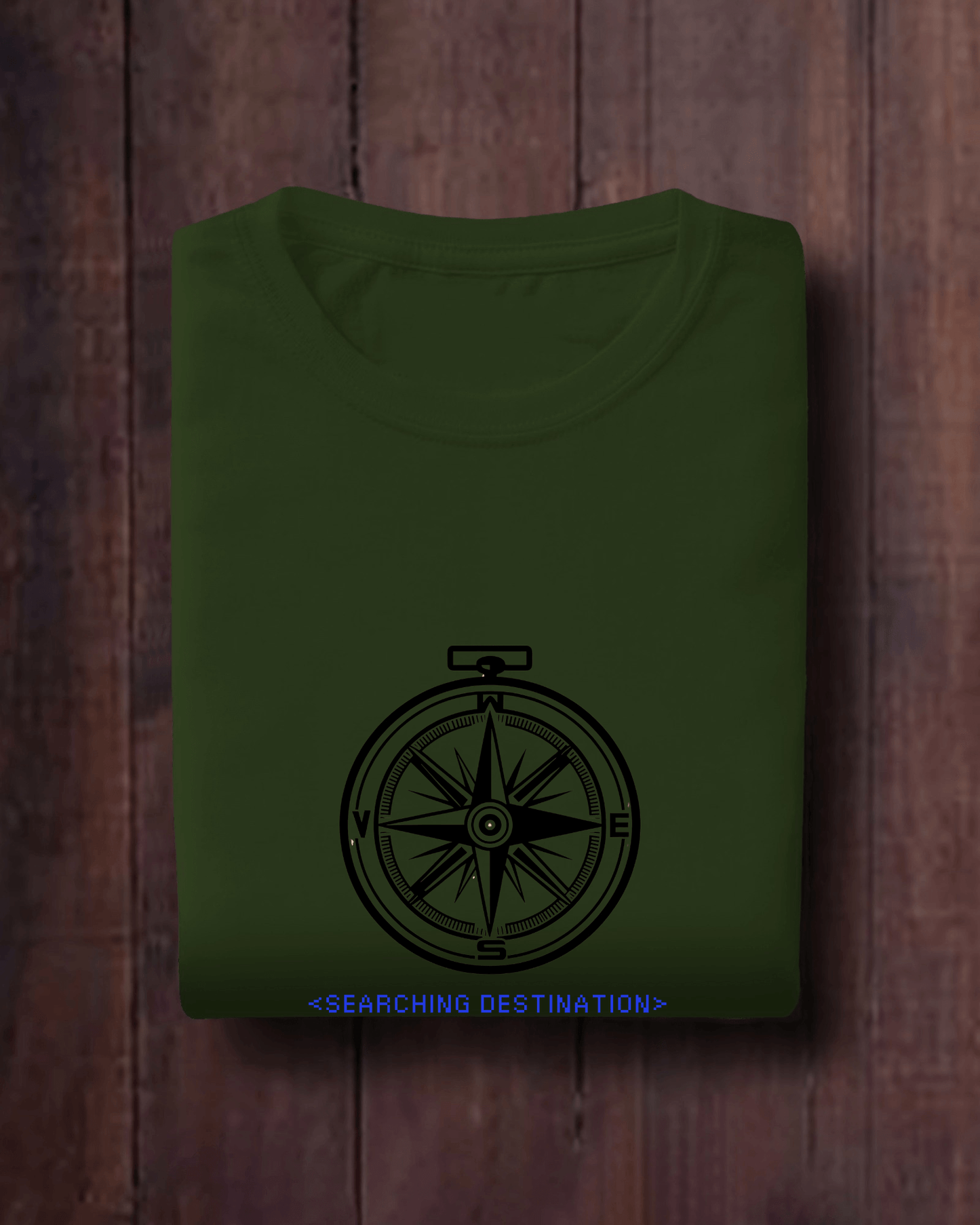 Adventure Men Compass Tee - Searching Destination Design