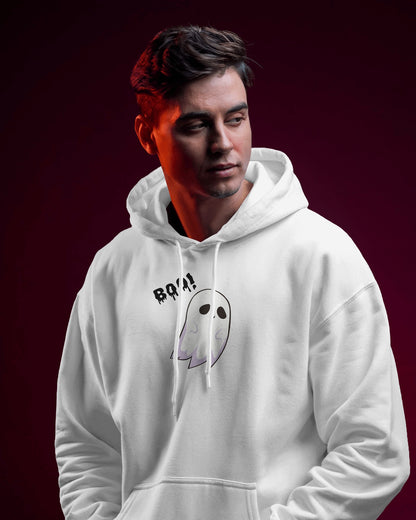 Boo! Ghost Hoodie - Men's Heavy Blend For Occasions