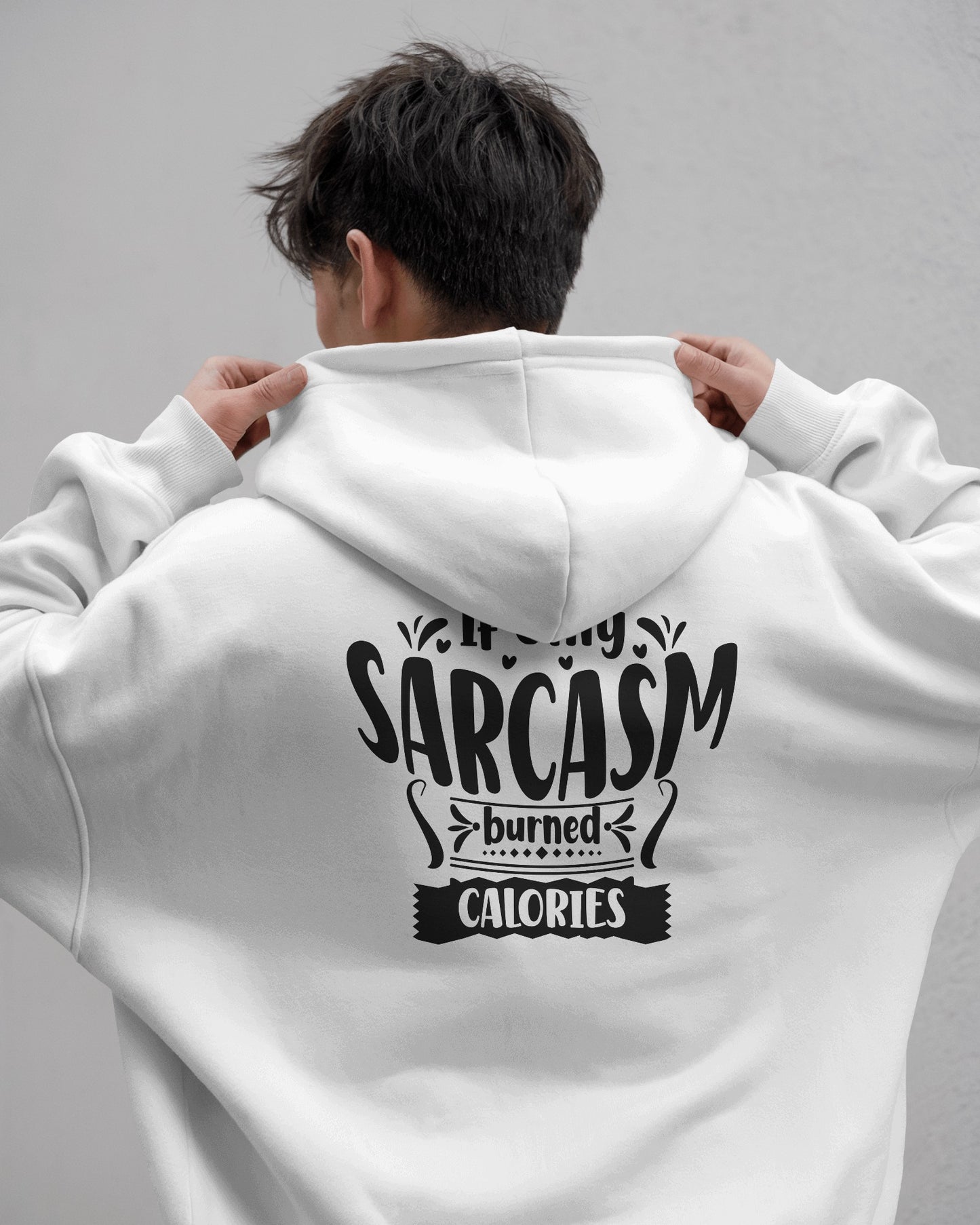 Funny Men's Sarcasm Hoodie for Humor Lovers