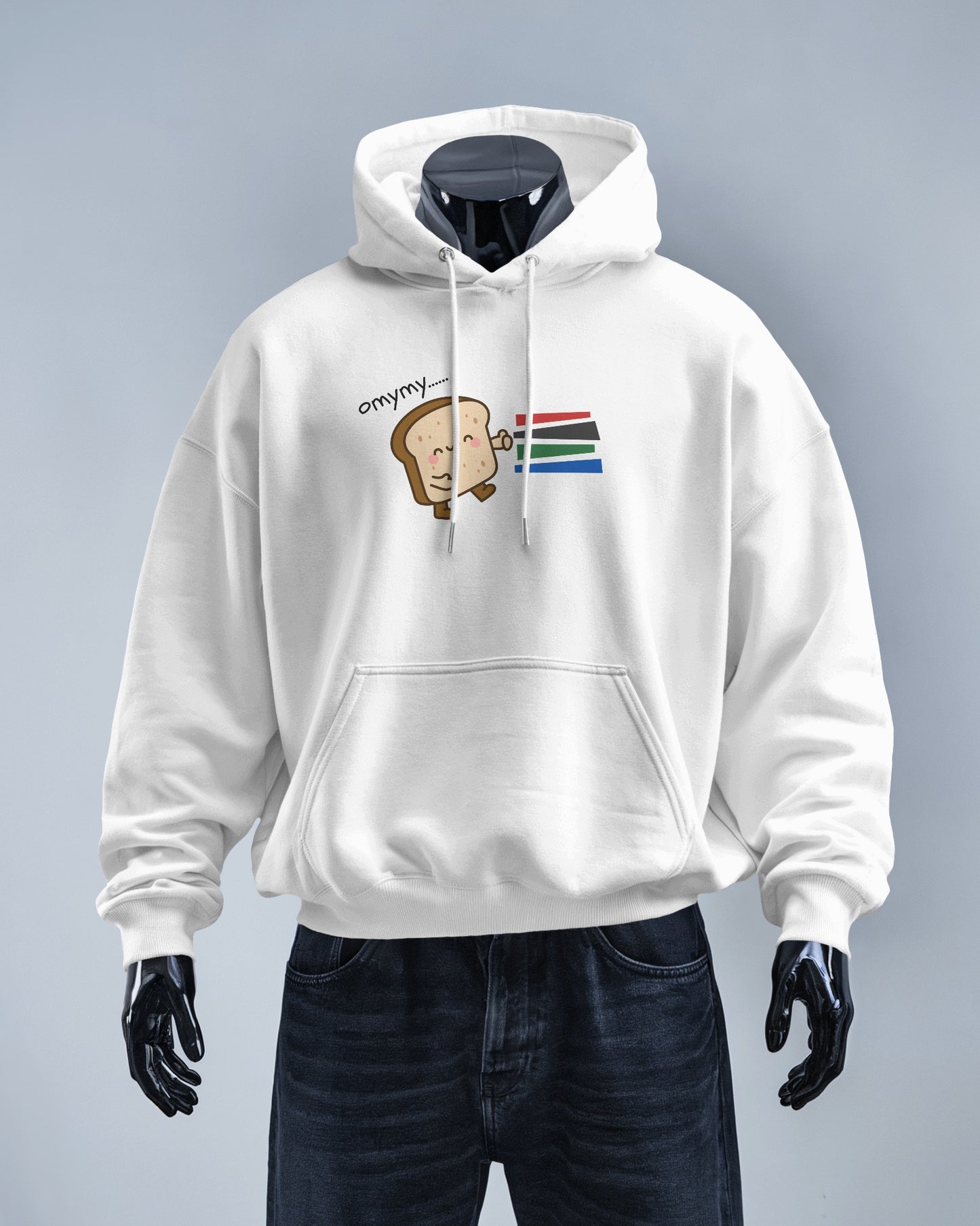 Cute Toast Character Hoodie | Men's Heavy Blend™
