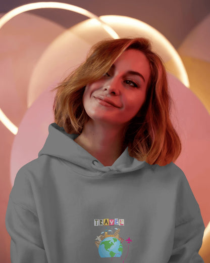 RaymaxUS Explore Series – “Wander Ready” Crop Hoodie for Jet Setters