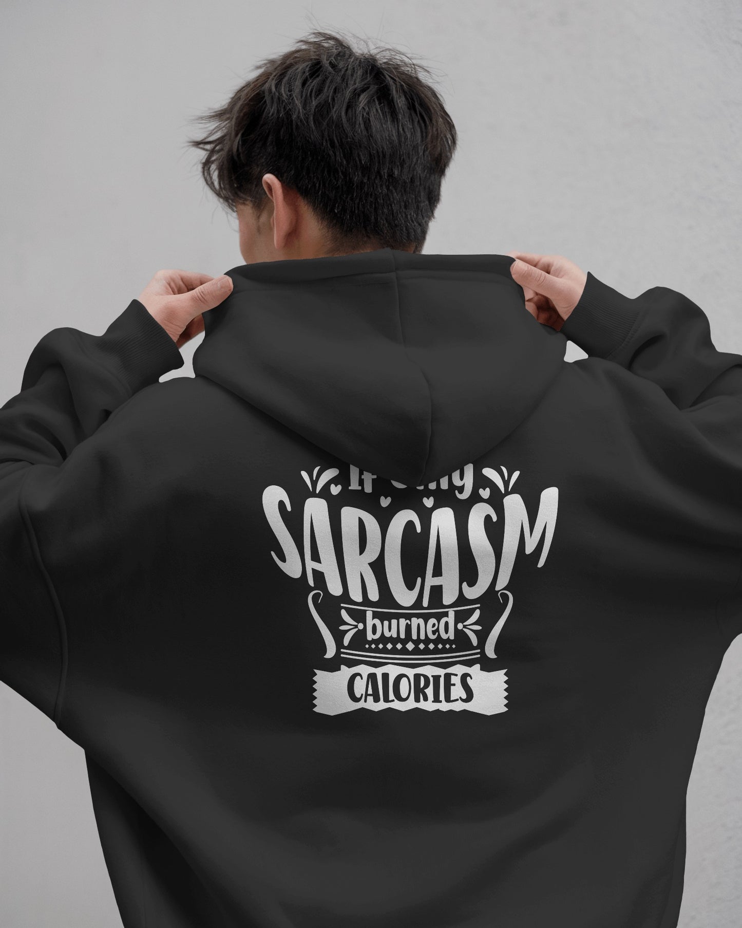 Funny Men's Sarcasm Hoodie for Humor Lovers