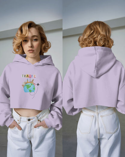 RaymaxUS Explore Series – “Wander Ready” Crop Hoodie for Jet Setters