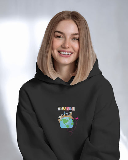 RaymaxUS Explore Series – “Wander Ready” Crop Hoodie for Jet Setters