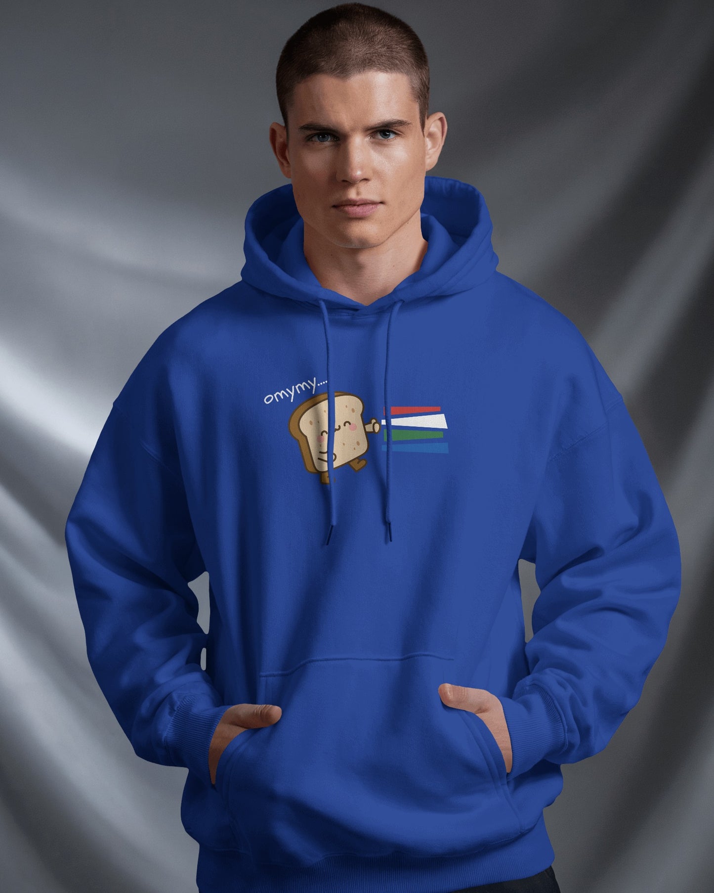 Cute Toast Character Hoodie | Men's Heavy Blend™