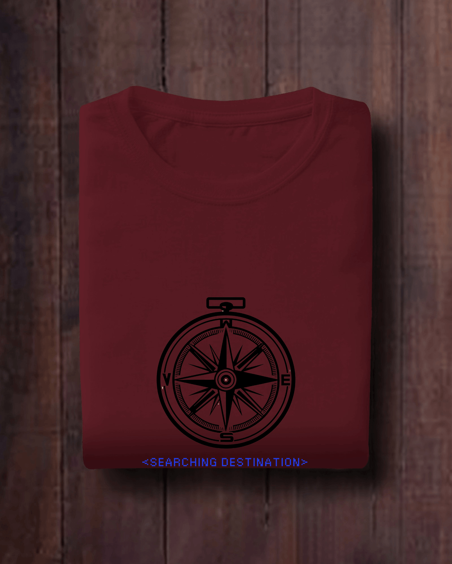 Adventure Men Compass Tee - Searching Destination Design
