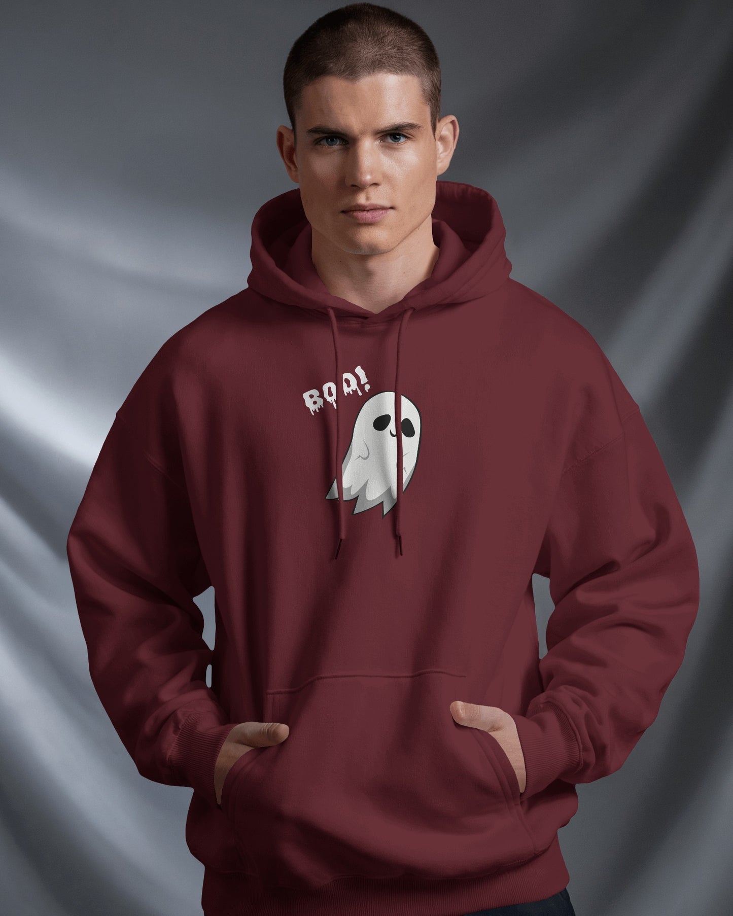 Boo! Ghost Hoodie - Men's Heavy Blend For Occasions