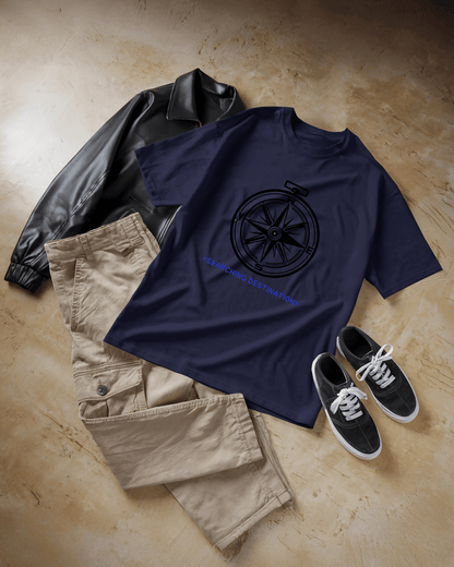Adventure Men Compass Tee - Searching Destination Design