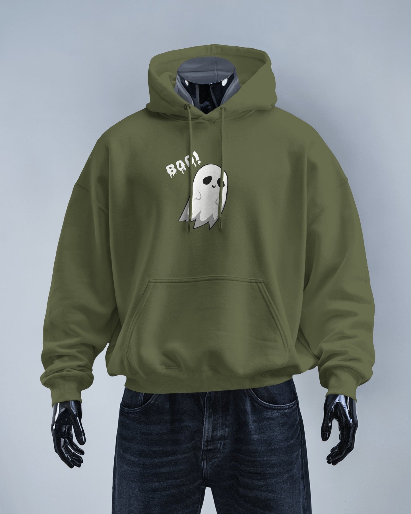 Boo! Ghost Hoodie - Men's Heavy Blend For Occasions