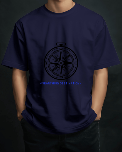 Adventure Men Compass Tee - Searching Destination Design