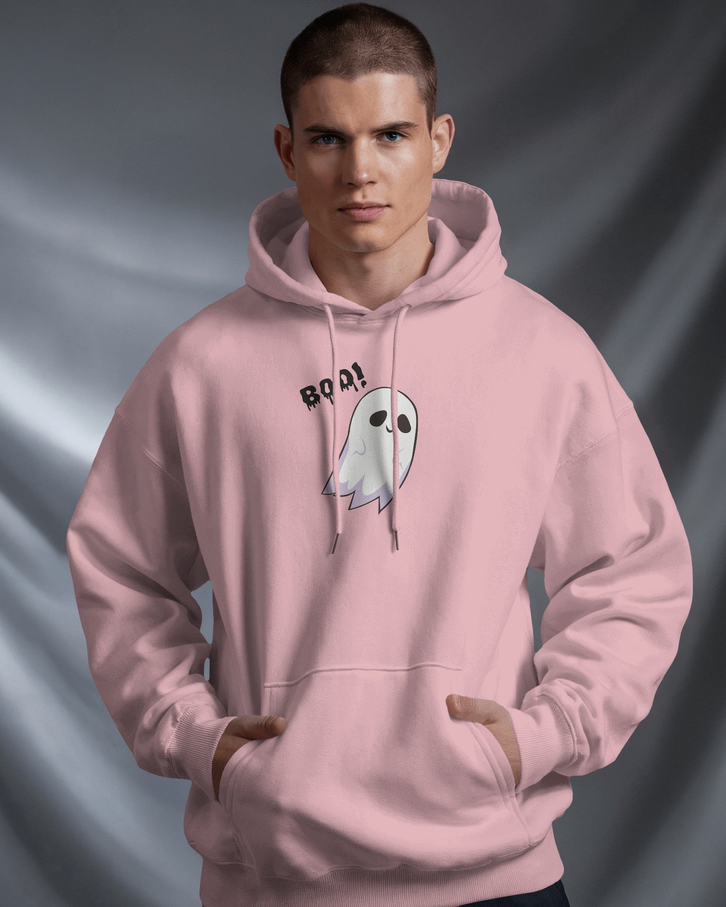 Boo! Ghost Hoodie - Men's Heavy Blend For Occasions