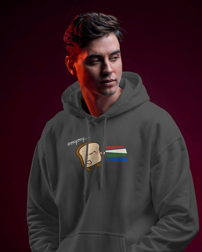 Cute Toast Character Hoodie | Men's Heavy Blend™