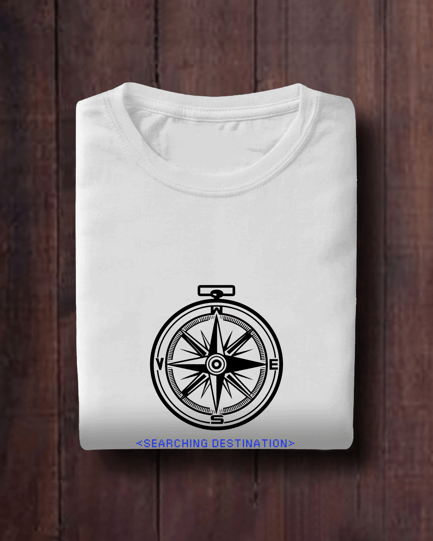 Adventure Men Compass Tee - Searching Destination Design