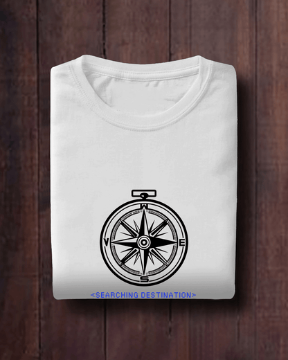 Adventure Men Compass Tee - Searching Destination Design
