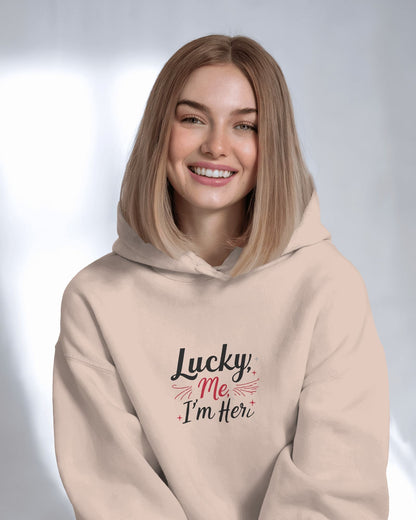 RaymaxUS Signature Series – Lucky Me, I’m Her Cropped Hoodie