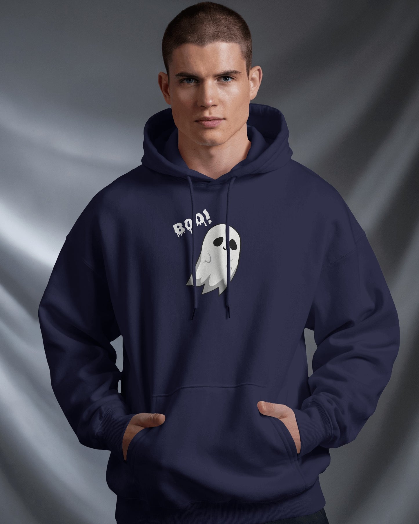 Boo! Ghost Hoodie - Men's Heavy Blend For Occasions